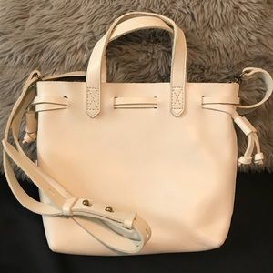 Madewell mini pocket transport drawstring leather